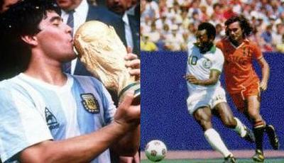 maradona ou pelé 